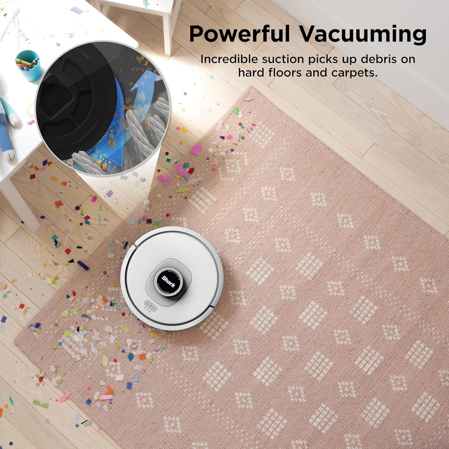 Shark Matrix Clean | Robot Vacuum Cleaner with Powerful Suction for Pet Hair